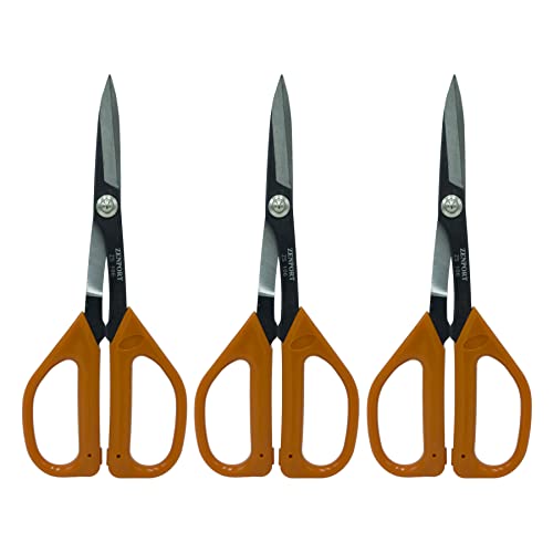 Zenport ZS106 Scissors for Bonsai and Floral Pruning, 8.3-Inch, Box of 10 Orange ZS106-10PK