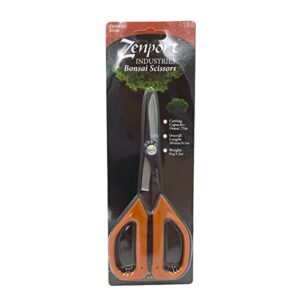 Zenport ZS106 Scissors for Bonsai and Floral Pruning, 8.3-Inch, Box of 10 Orange ZS106-10PK