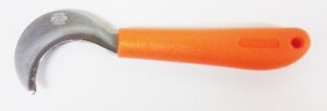 zenport k101ns mini harvest-utility hook knife, grape-melon, 2.5-inch curved stainless steel blade