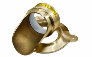 rectorseal 82706021449827065 glue on nozzle, 4-inch, nickel brass