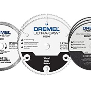 Dremel US700 Ultra-Saw 6-Piece Cutting Wheel Kit, White