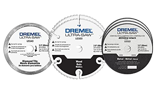 Dremel US700 Ultra-Saw 6-Piece Cutting Wheel Kit, White