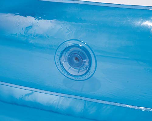 Bestway - Deluxe Rectangular Blue Inflatable Pool, 211 x 132 x 46 cm