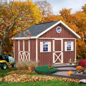 best barns fairview 12' x 12' wood shed kit
