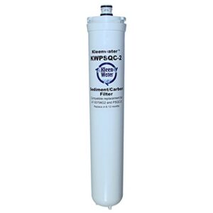 KleenWater Reverse Osmosis Water Filter Replacements for SQC3, Compatible with Water Factory 47-55706G2, 47-55710G2, 2 Cartridge Set, Made in USA