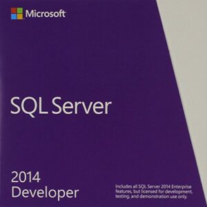 SQL Server Developer Edition 2014 English US Only DVD 1 Clt