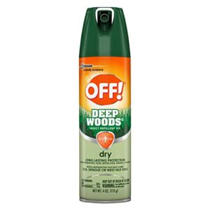 Off! Deep Woods Dry Insect Repellent VIII 4 oz (3 Pack)