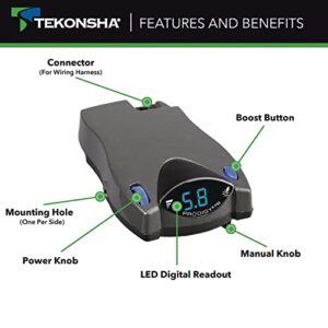 TEKONSHA 90885 / Tekonsha Prodigy P2 Electronic Brake Control f/1-4 Axle Trailers - Proportional