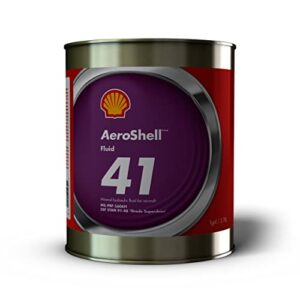 aeroshell fluid 41 mineral hydraulic fluid - mil-prf-5606h. (6 each)