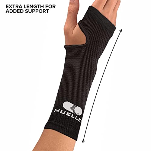 Mueller Elastic Wrist Support, Black, Regular (76058)