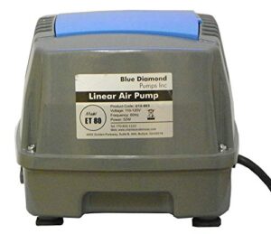 blue diamond et 80 septic or pond linear diaphragm air pump