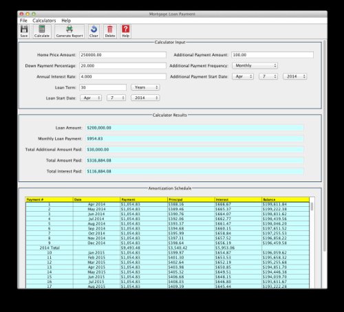 Mortgage And Loan Calculators 2.0 for Mac [Download]