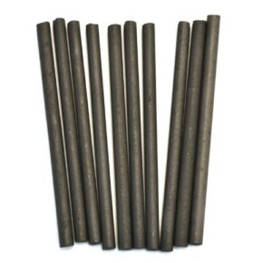 eisco labs pack of 10 carbon rod electrodes - 100 x 5mm