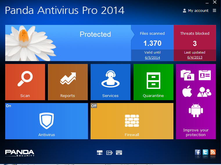 Panda Antivirus Pro 2014 - 3 PC [Download]