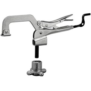 strong hand tools pttd634 drill press clamp with crank handle, quick-set hold down clamp