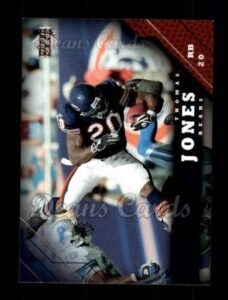 2005 upper deck # 33 thomas jones chicago bears (football card) nm/mt bears virginia