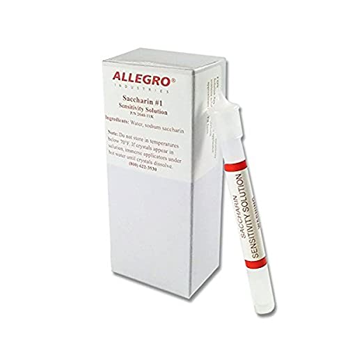 Allegro Industries 2040‐11K Saccharin Sensitivity Solution, One Size (Pack of 6)