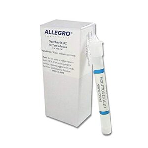 allegro industries 2040‐12k saccharin test solution, one size (pack of 6)