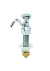 t&s brass b-2282-f05 flow control dipperwell faucet with 0.40 gpm flow tower
