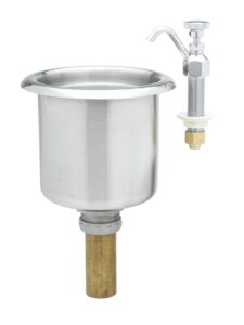 t&s brass b-2282-01-f05 dipperwell faucet with 0.40 gpm flow tower and bowl assembly