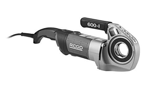 RIDGID 44918 Model 600-I Hand-Held Power Drive Kit, Pipe Threading Machine and 1/2-Inch to 1-1/4-Inch 11-R NPT Pipe Threading Die Heads with Carrying Case for Threading Pipe