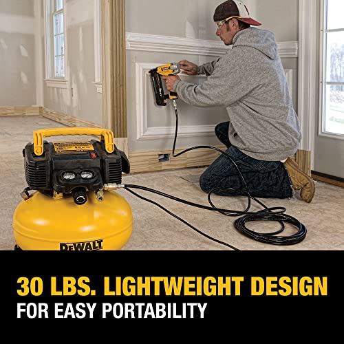 DEWALT Pancake Air Compressor, 6 Gallon, 165 PSI (DWFP55126),Multi