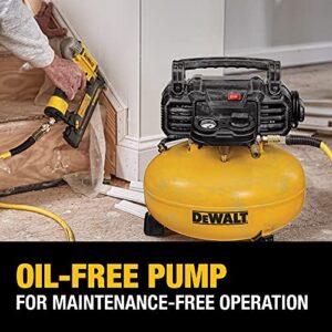 DEWALT Pancake Air Compressor, 6 Gallon, 165 PSI (DWFP55126),Multi