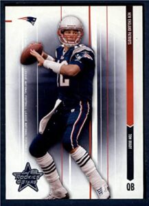 2003 leaf rookies and stars #51 tom brady - new england patriots