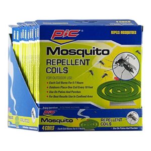 pic c412 mosquito repellent coils (12 packs of 4)