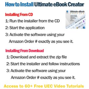 Ultimate eBook Creator - eBook Creation Software MOBI, EPUB, Word, PDF - format eBooks and print books for Amazon Kindle self publishing, iBookstore, Android Devices, Smart Phones, Tablets