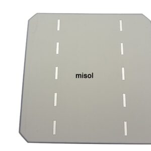 MISOL Mono Solar Cell 5x5 2.8w, Grade A, monocrystalline Cell, DIY Solar Panel, for DIY Solar Module