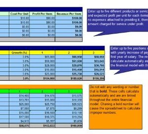 Storage Unit Buyer Business Plan - MS Word/Excel