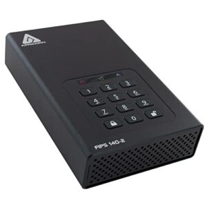 apricorn 4tb aegis desktop padlock fips 140-2 validated 256-bit encrypted hard drive (adt-3pl256f-4000)