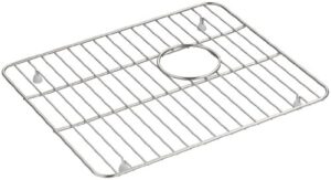 kohler k-5828-st whitehaven sink rack, large, stainless steel,1.00 x 14.53 x 17.64 inches