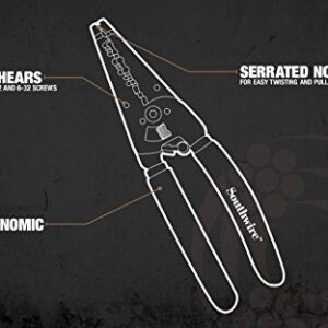 Southwire - 58278440 Tools & Equipment SNM1012 10-12 AWG Ergonomic Handles NM Cable Wire Stripper/Cutter