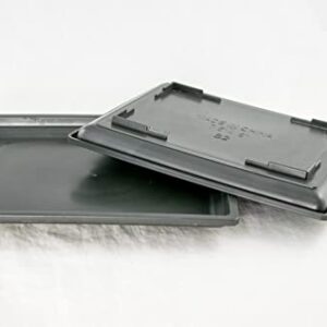 2 Black Plastic Humidity/drip Tray for Bonsai Tree - 7.5"x 5.75"x 0.75"