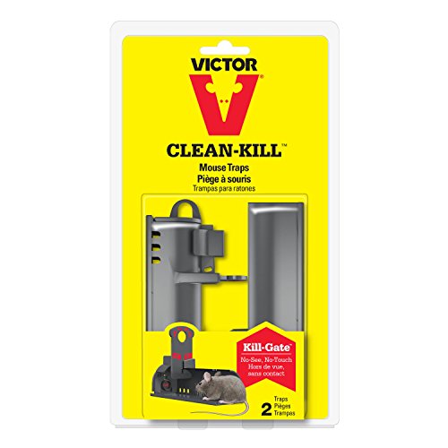 Victor M162S Clean Kill Mouse Trap, 2-Pack - No Touch, No See Tunnel