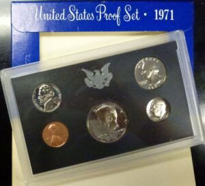 1971 proof set collection us mint