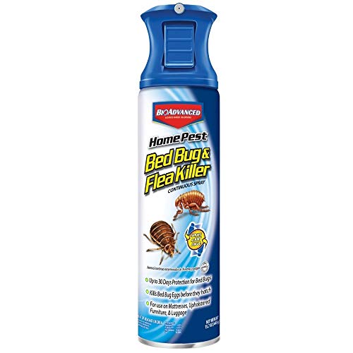 BioAdvanced Home Pest Bed Bug & Flea Killer, Continuous Spray, 15.7 oz