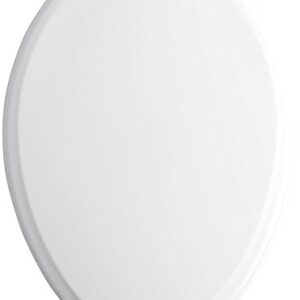 Elongated Wood Toilet Seat - White