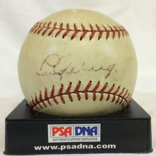 Magnificent Lou Gehrig Single Signed Autographed Al Harridge Baseball Psa & Jsa - Autographed Baseballs