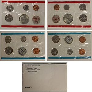 1970 United States Mint Uncirculated Coin Set in Original Government Packaging