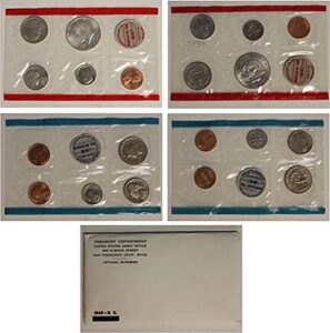 1969 united states mint uncirculated coin set in original government packaging