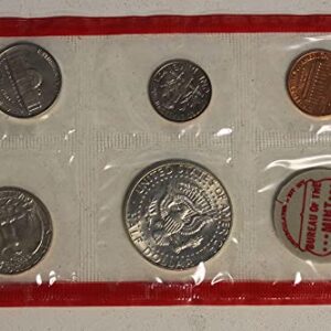 1969 United States Mint Uncirculated Coin Set in Original Government Packaging