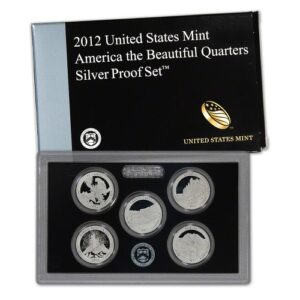 2012 s us mint quarters silver proof set