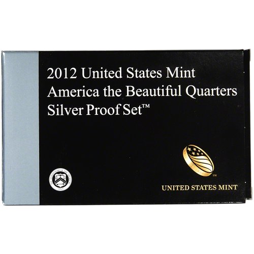 2012 S US Mint Quarters Silver Proof Set