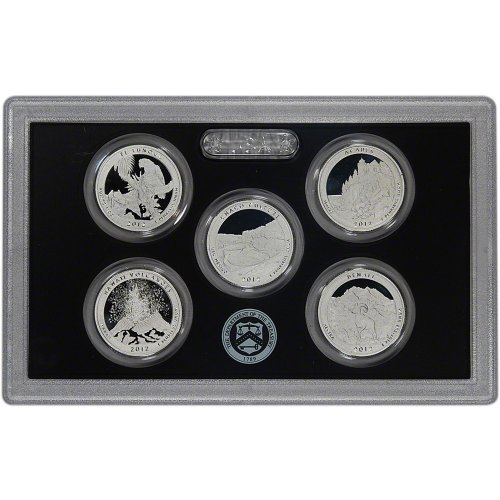 2012 S US Mint Quarters Silver Proof Set