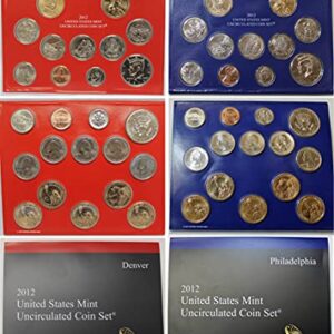 2012 United States Mint Uncirculated Coin Set (U12) in Original Government Packaging