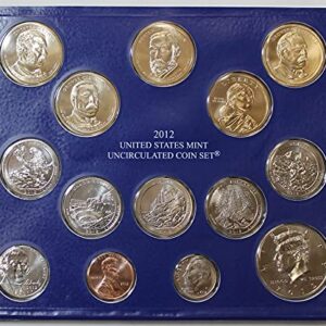 2012 United States Mint Uncirculated Coin Set (U12) in Original Government Packaging