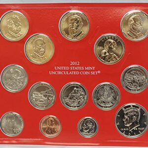 2012 United States Mint Uncirculated Coin Set (U12) in Original Government Packaging